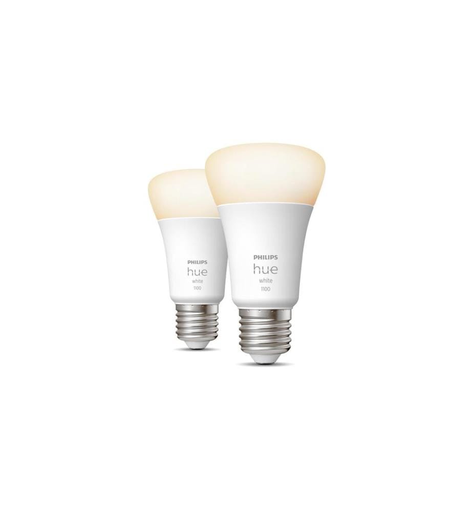 PHILIPS HUE - Ampoule White E27 pack double 2 x 1055 lm 9.5W