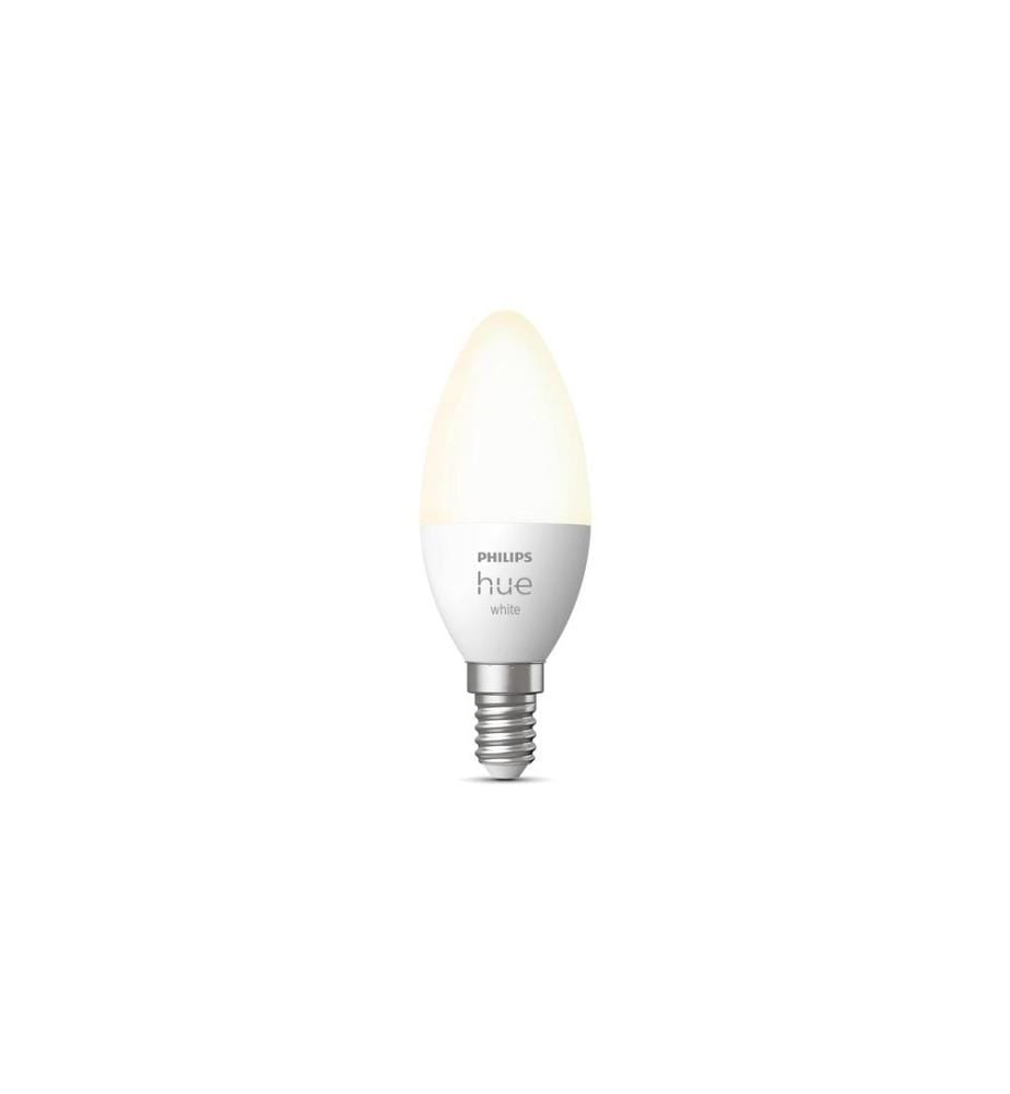 PHILIPS HUE - Ampoule White E14 Bougie à l'unité 470 lm