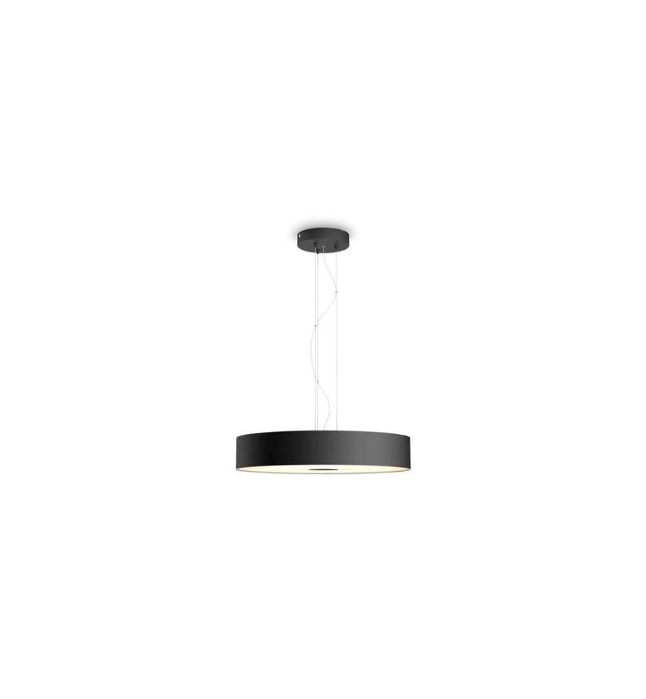 PHILIPS HUE - White Amb. Fair Suspension noir 2750 lm + variateur d'intensité lumineuse