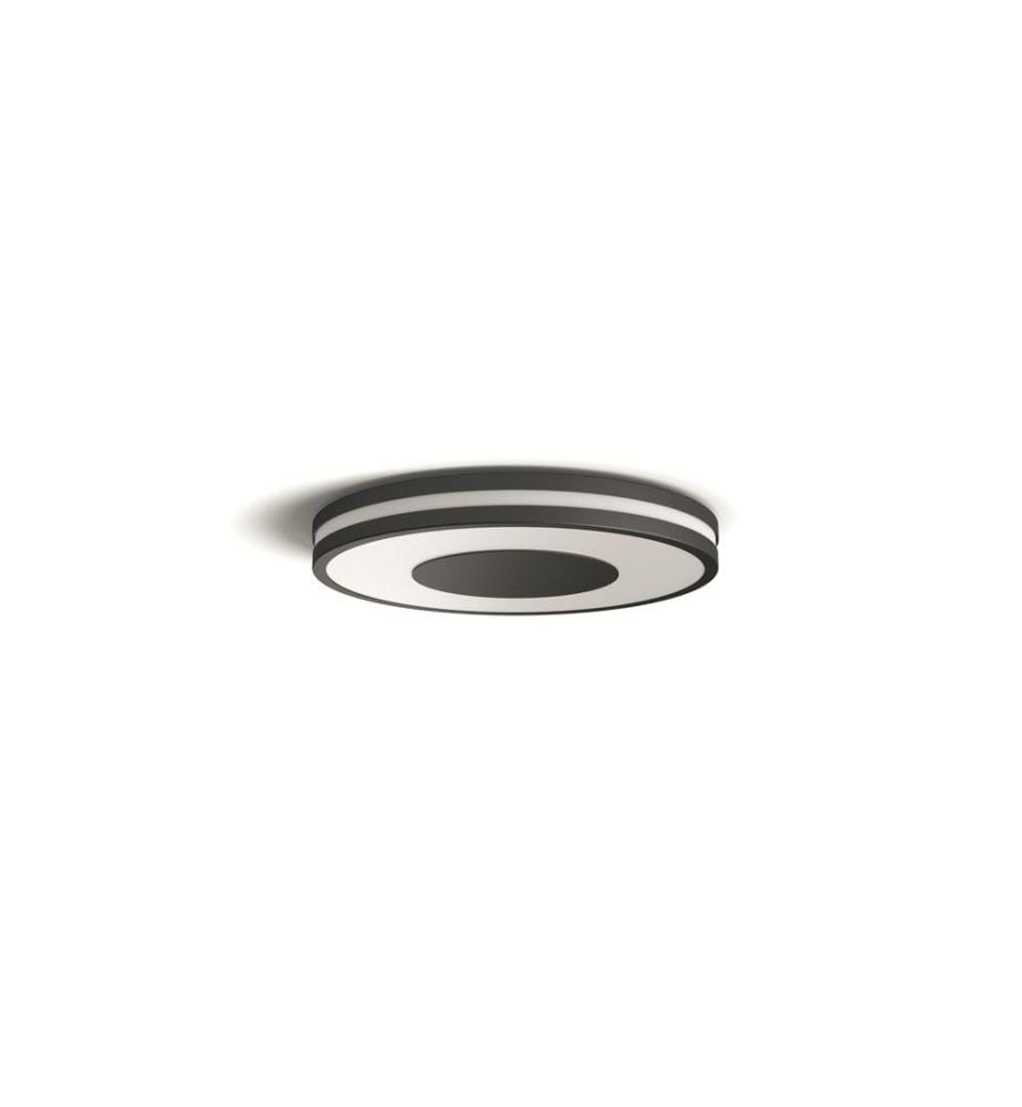PHILIPS HUE - White Amb. Being Plafonnier noir 2400 lm + variateur d'intensité lumineuse