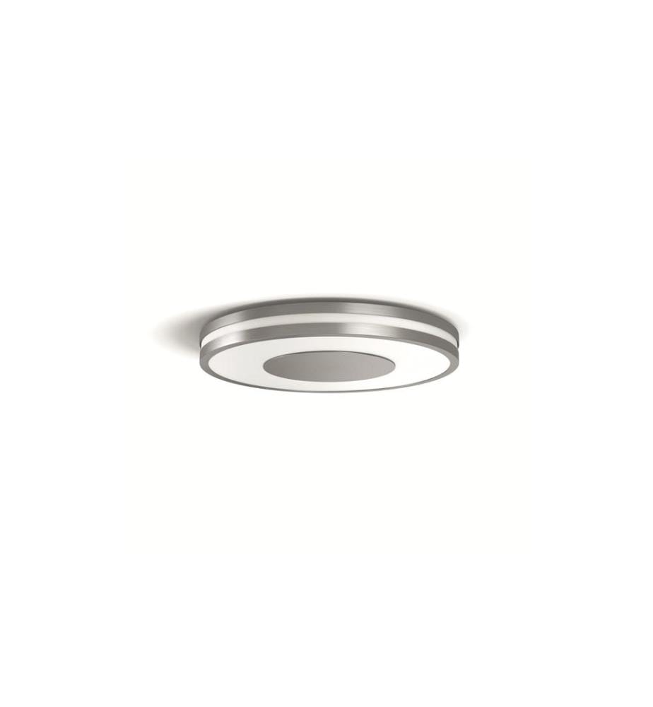 PHILIPS HUE - White Amb. Being Plafonnier argenté 2400 lm + variateur d'intensité lumineuse