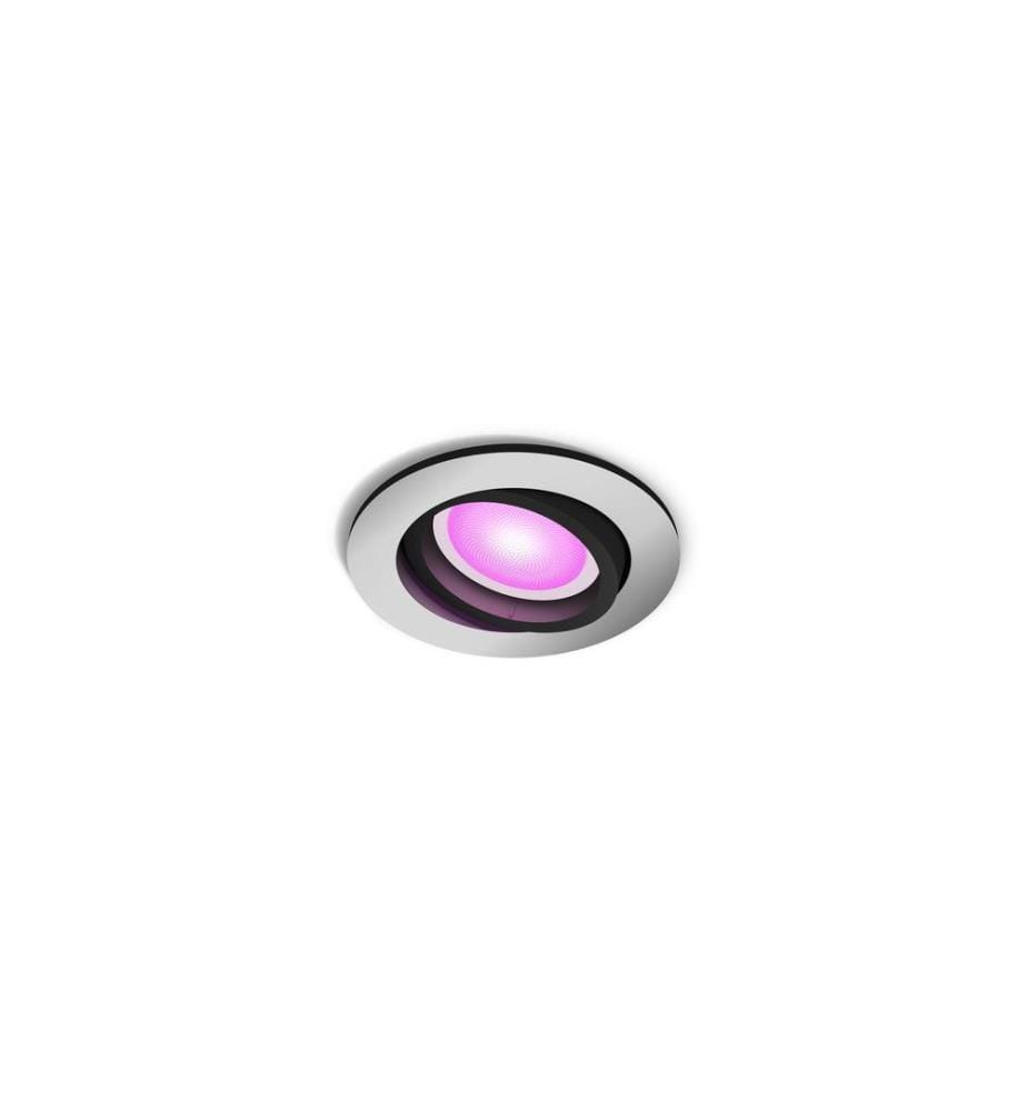 PHILIPS HUE - White & Color Ambiance Centura Spot à encastrer Rond Aluminium