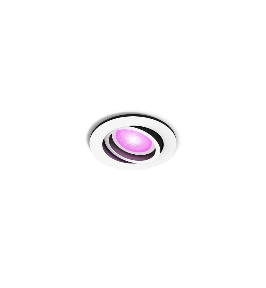 PHILIPS HUE - White & Color Ambiance Centura Spot à encastrer Rond Blanc