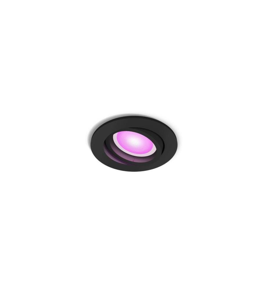 PHILIPS HUE - White & Color Ambiance Centura Spot à encastrer Rond Noir