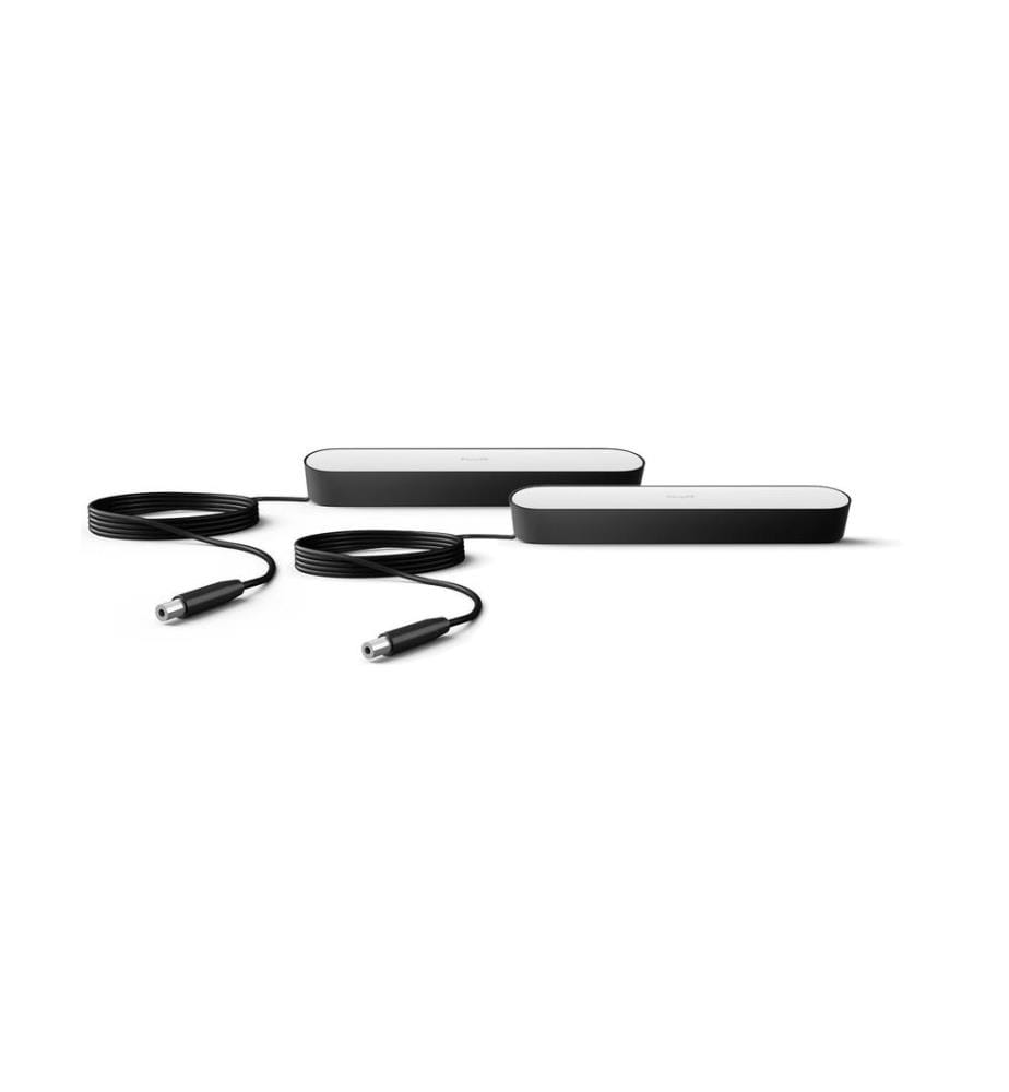 PHILIPS HUE - White & Color Ambiance Play Pack de 2 Lightbar Base noire