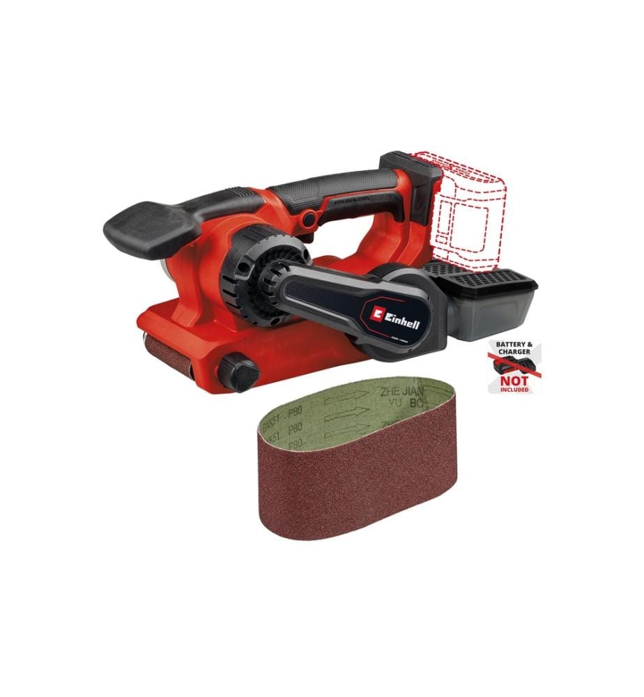 Einhell Professional - Ponceuse à bande sans fil TP-BS 18/457 Li BL Solo