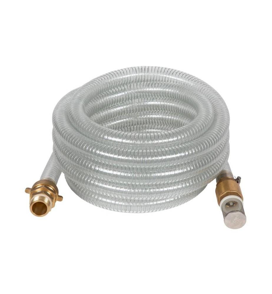 EINHELL - Tuyau d’aspiration 7 m Laiton, transparent