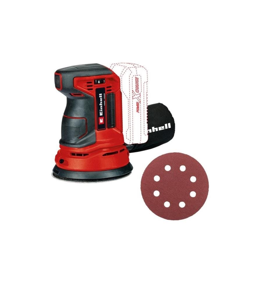 EINHELL - Ponceuses excentriques sans fil TE-RS 18 Li – Solo