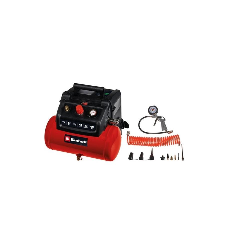 EINHELL - Compresseur TC-AC 190/6/8 OF Set