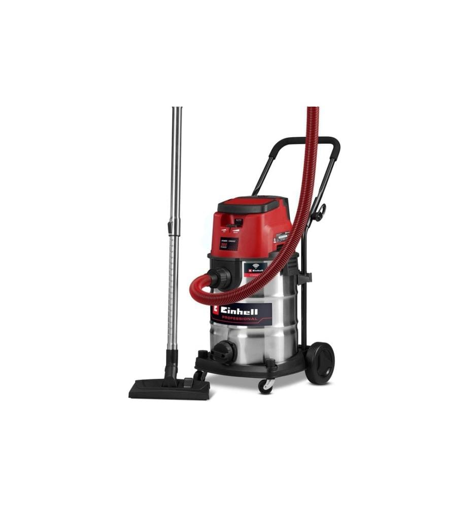 Einhell Professional - Aspirateur à déchets humides/secs sans fil TP-VC 36/30 S Auto Solo
