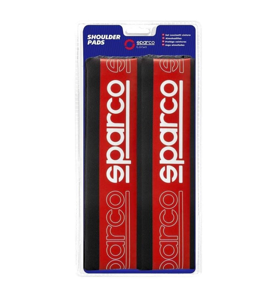 Coussinets de ceinture de sécurité Sparco SPC1208RD Rouge (2 Unités)