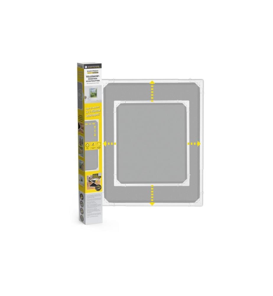 EASYMAXX - Moustiquaire télescopique Blanc