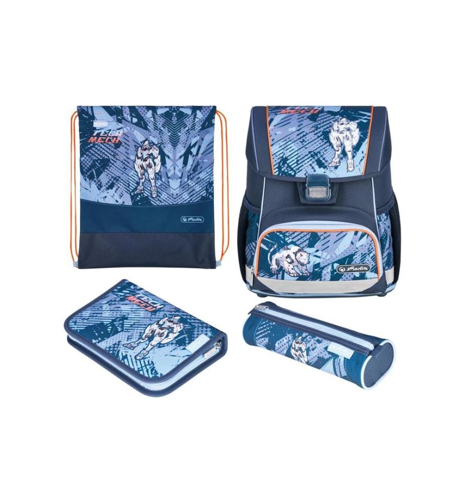 HERLITZ - Set de cartable Loop Plus TechMech 17 l