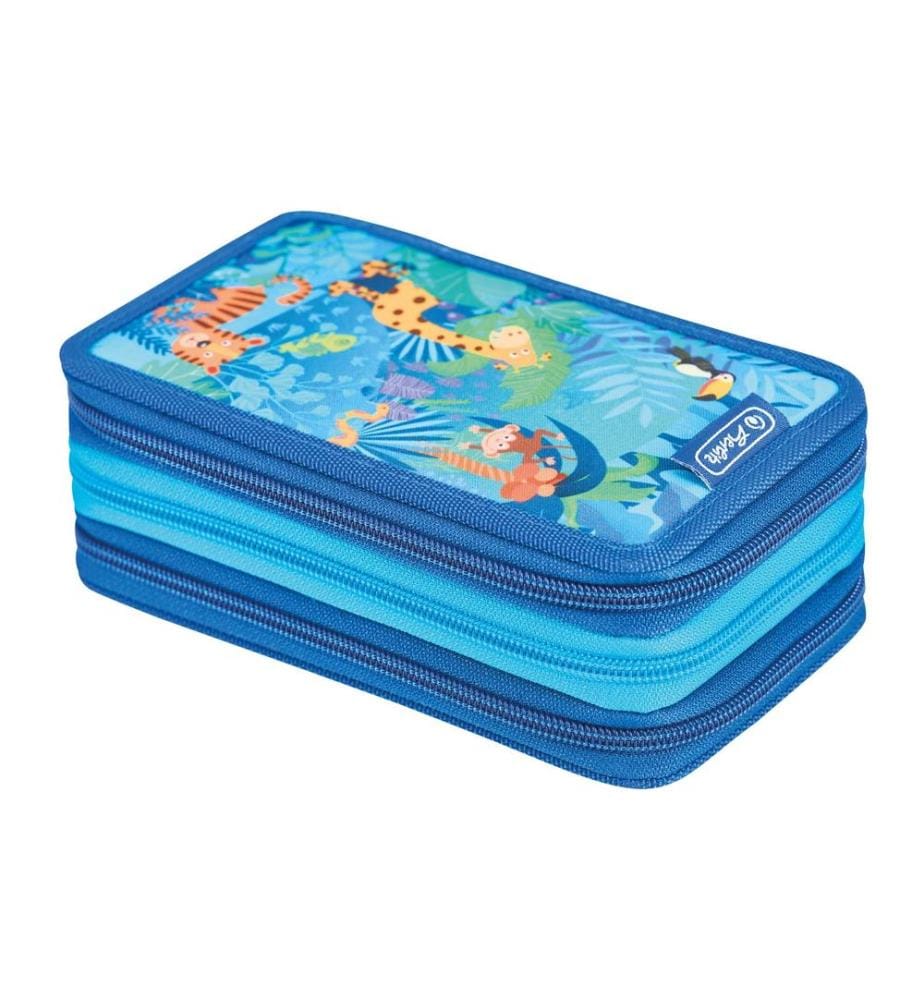 HERLITZ - Étui TriCase Jungle Safari