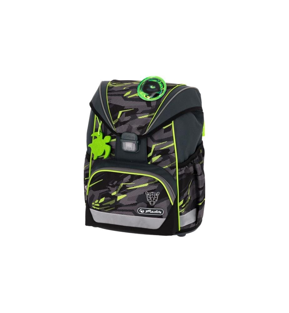 HERLITZ - Ensemble de sacs à dos pour lécole UltraLight Plus Wild Panther 4 pièces 22 l