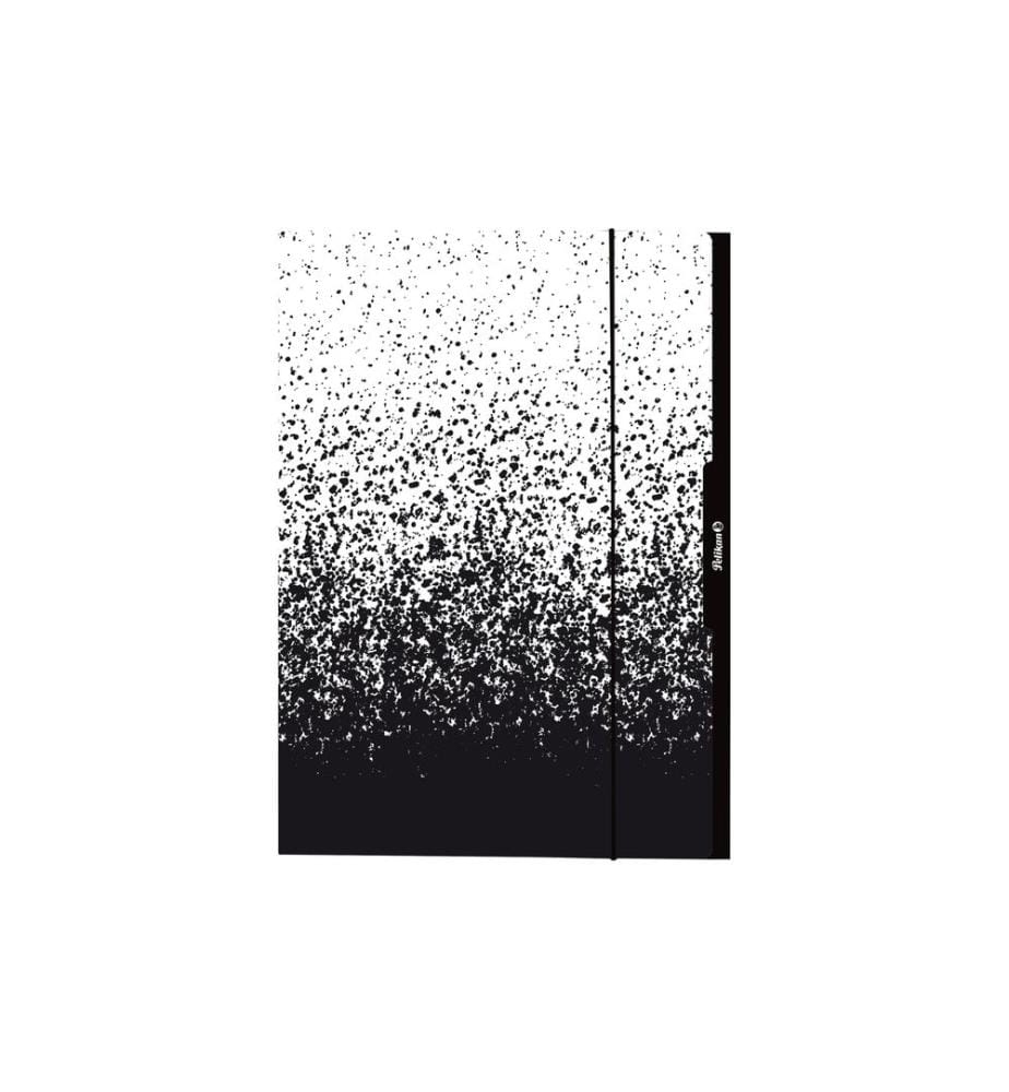 HERLITZ - Portfolio à ruban élastique A3, noir/blanc
