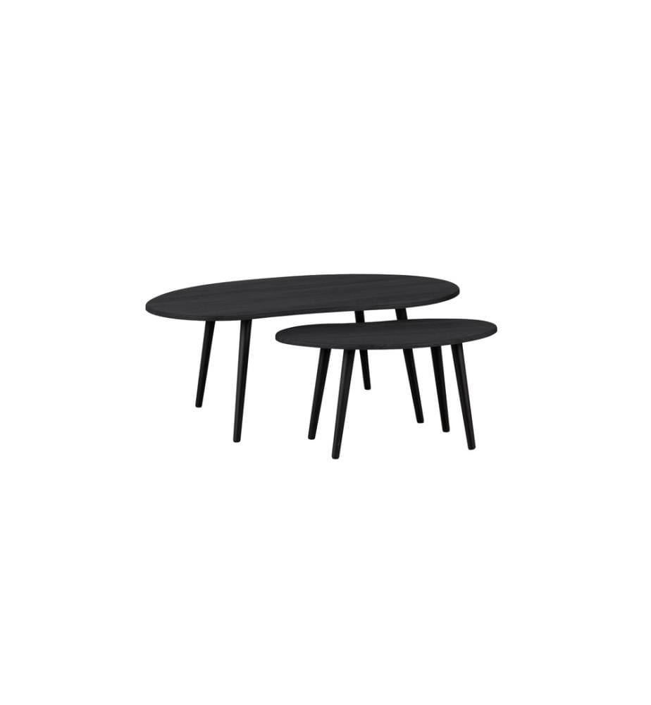 EGLO - Table d'appoint Aloran Lot de 2, gris foncé