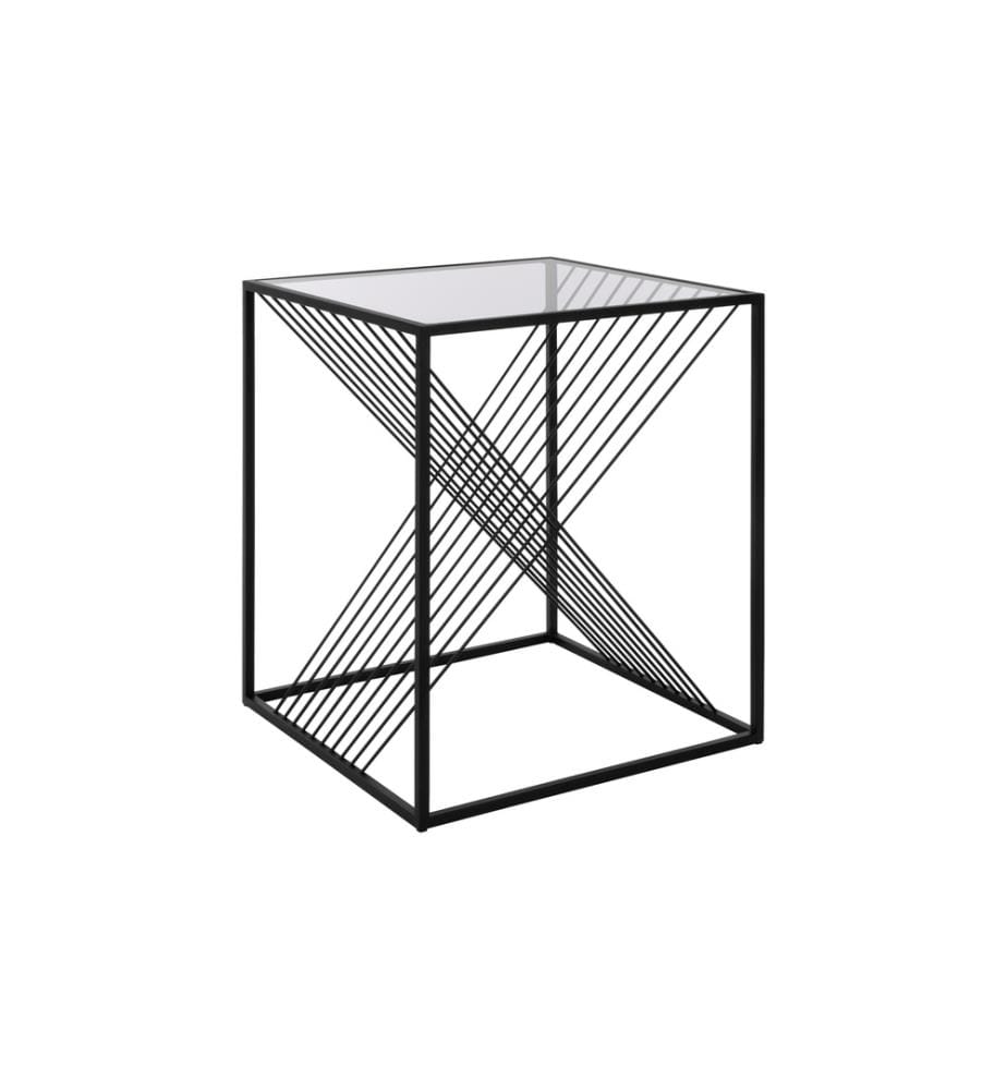 EGLO - Table d'appoint Otawara Ø 45.5 x 55 cm, noir