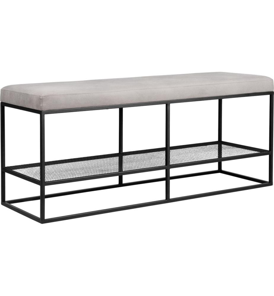 EGLO - Banc Bitung 120 x 40 x 45 cm, gris