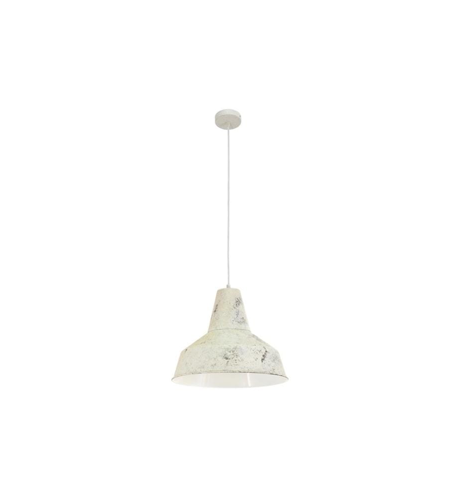 EGLO - Leuchten Lampe suspendue SOMERTON 1x E27 Blanc