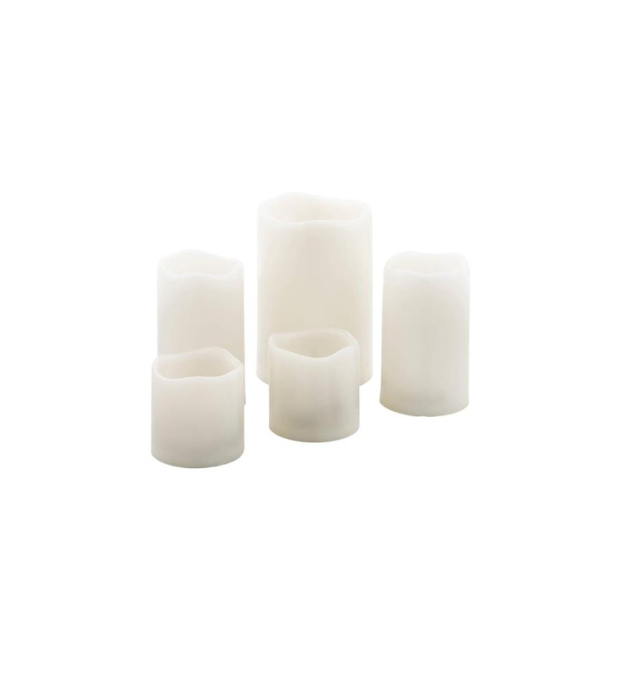 EGLO - Leuchten Set de bougies LED SOLAR 5 pièces, Beige