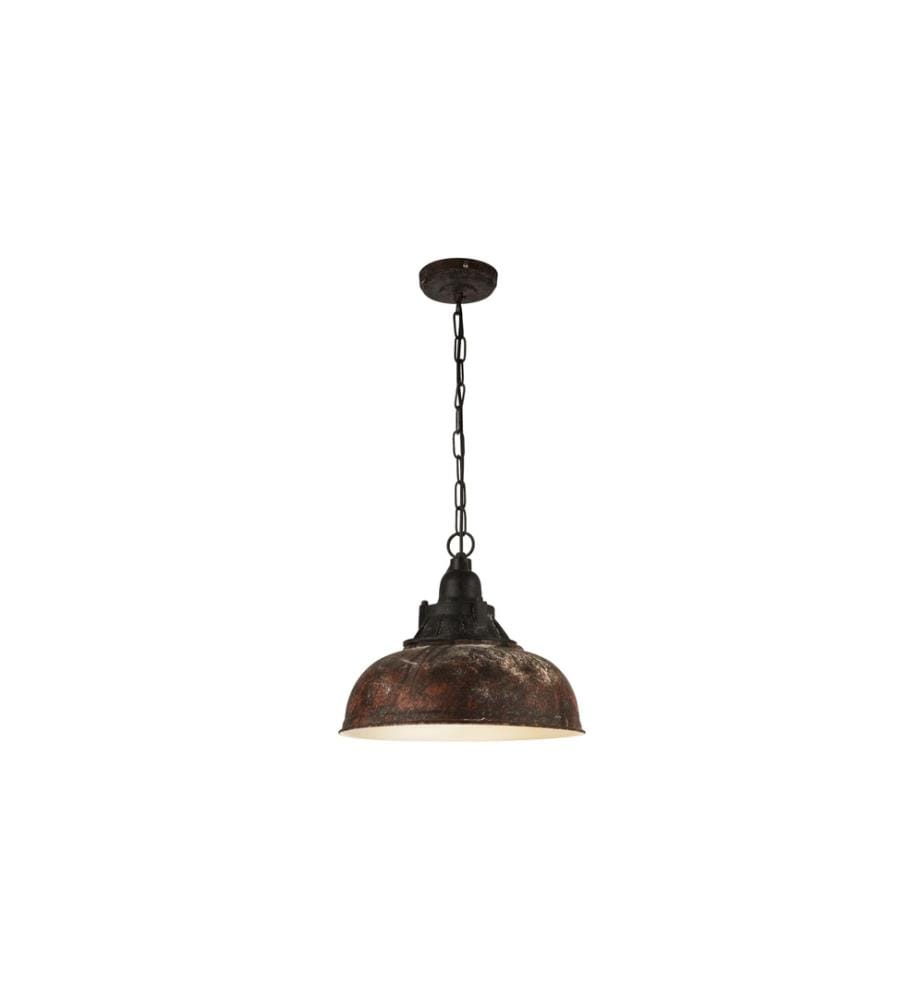 EGLO - Leuchten Lampe suspendue GRANTHAM 1 1x E27 Marron