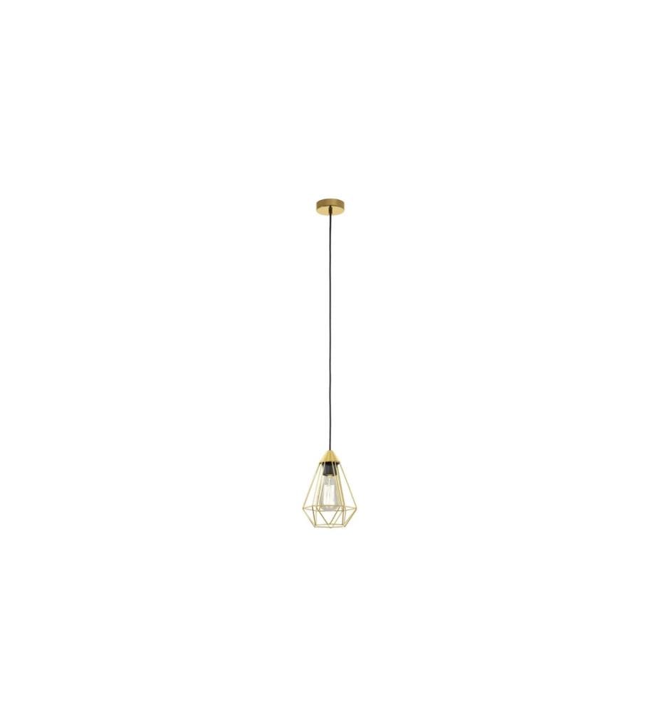 EGLO - Leuchten Lampe suspendue TARBES 1x E27 Laiton brossé