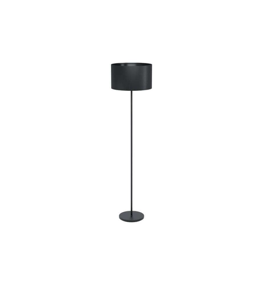 EGLO - Leuchten Lampe sur pied MASERLO 1x E27, Noir