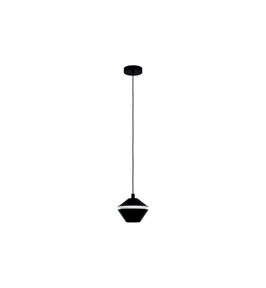 EGLO - Leuchten Lampe suspendue PERPIGO 1x GU10, Noir/Blanc