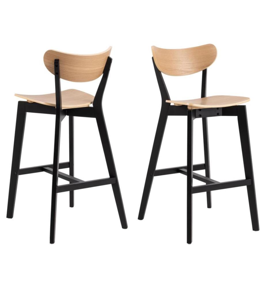 Lot de 2 Tabourets de Bar Roxby 105 x 45 x 49 cm