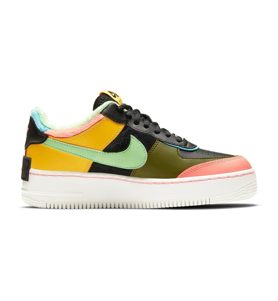 Air Force 1 Shadow SE - Solar Flare/Baltic Blue/Black/Atomic Pink