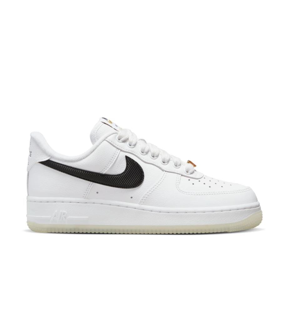 Baskets Air Force 1 Low '07 - White, Black-Metallic Gold