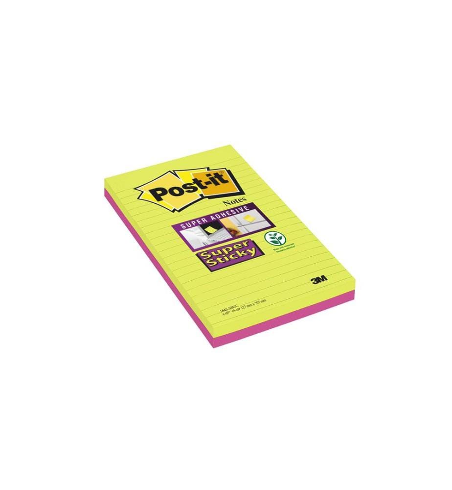 POST-IT - Fiche de bloc-notes POST-IT - Super Sticky 2 blocs