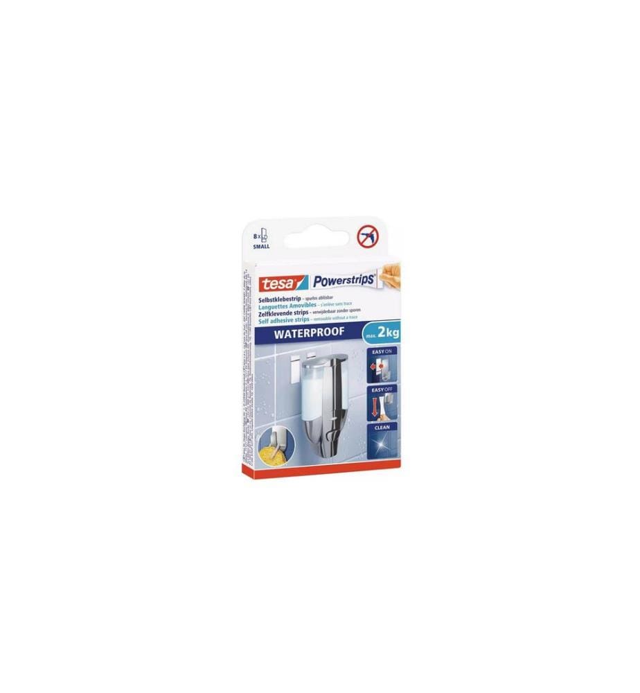 TESA - Pastilles autocollantes double-face Waterproof Large 2 kg, Paquet de 3