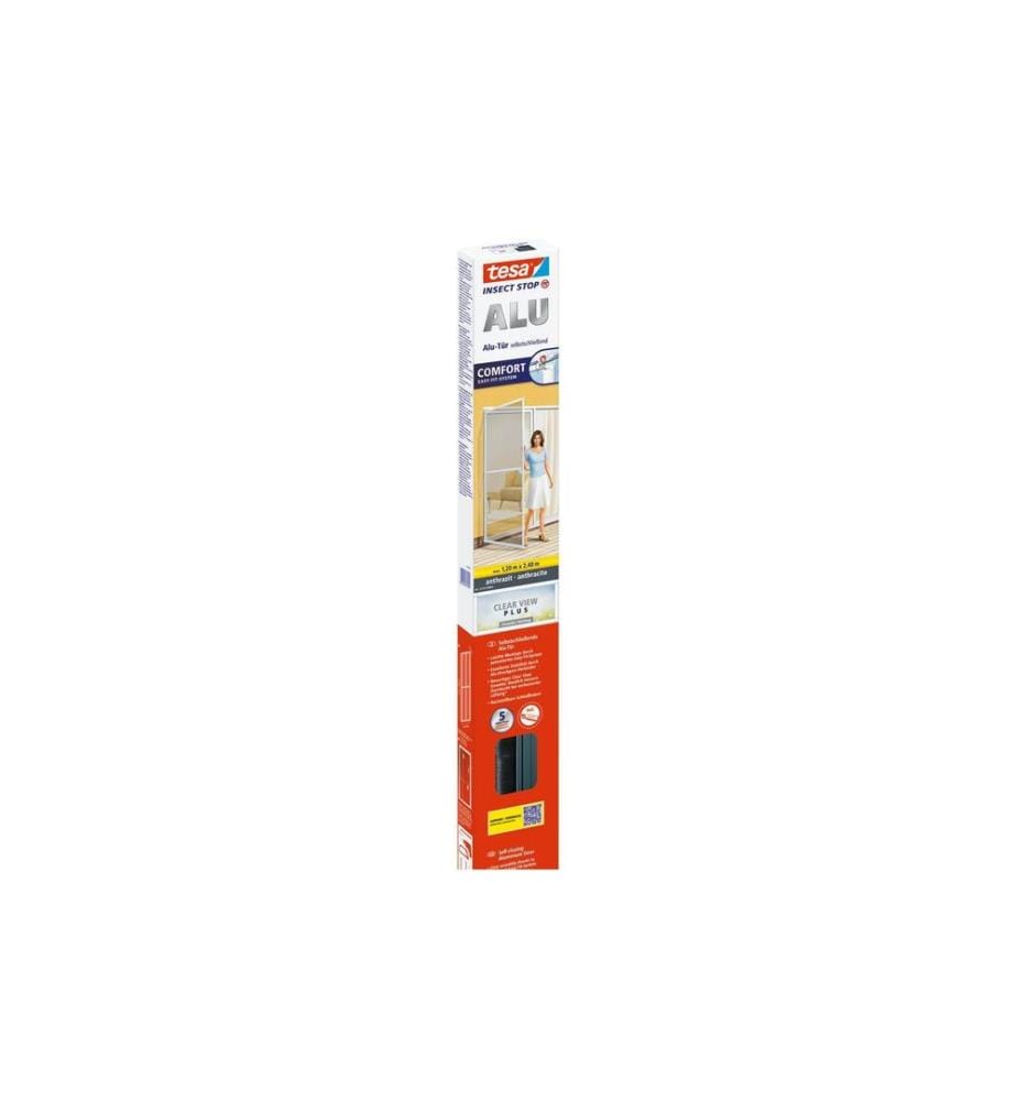 TESA - Moustiquaire Portes Insect Stop ALU Comfort, 1.2 x 2.4 m