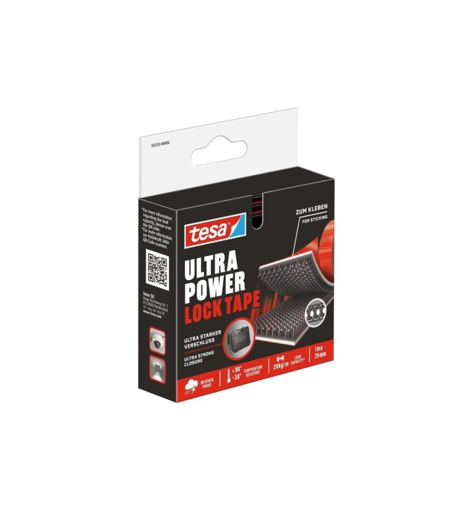 TESA - Ultra Power Lock Tape 20 kg/m Force de maintien