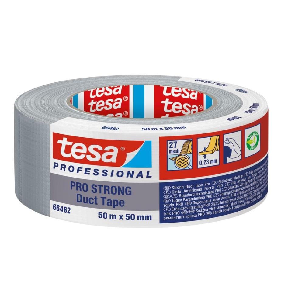 TESA - Ruban adhésif Ruban adhésif Pro Strong Duct Tape Gris, 50 m x 50 mm