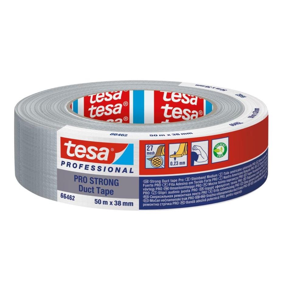 TESA - Ruban adhésif Ruban adhésif Pro Strong Duct Tape Gris, 50 m x 38 mm