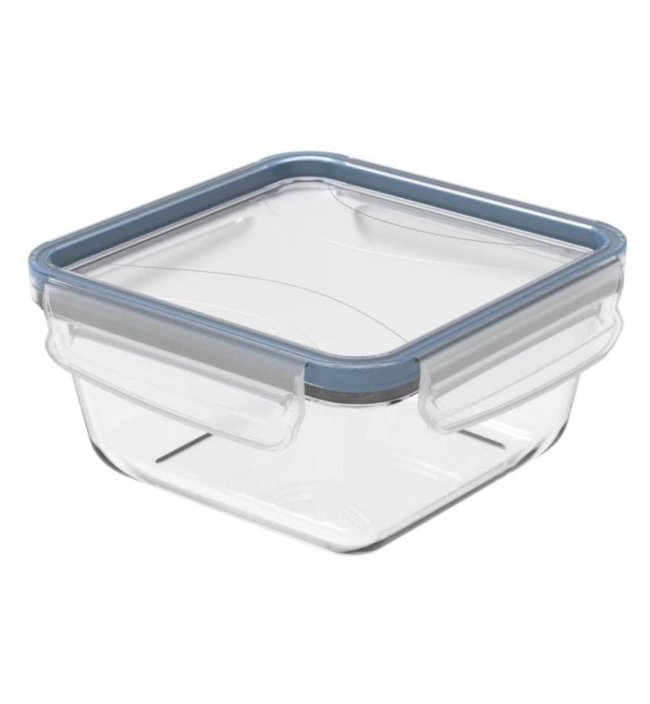 ROTHO - Bocal à provisions CLIC & LOCK 0.75 l, Bleu
