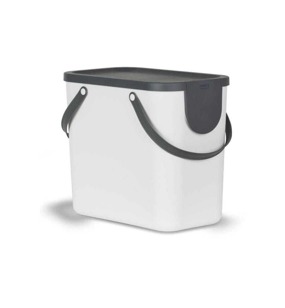 ROTHO - Bacs de recyclage Albula 25 l, Blanc