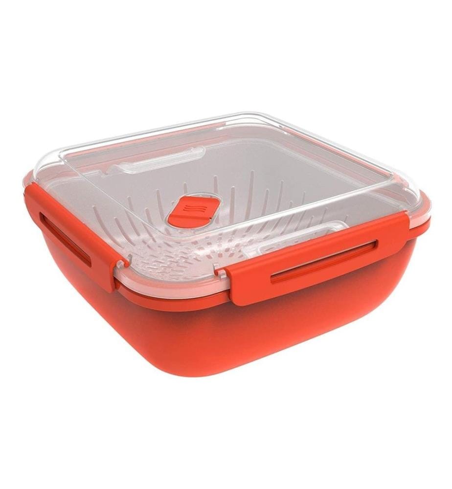 ROTHO - Contenant pour micro-onde Memory Microwave 1.7 l, Rouge