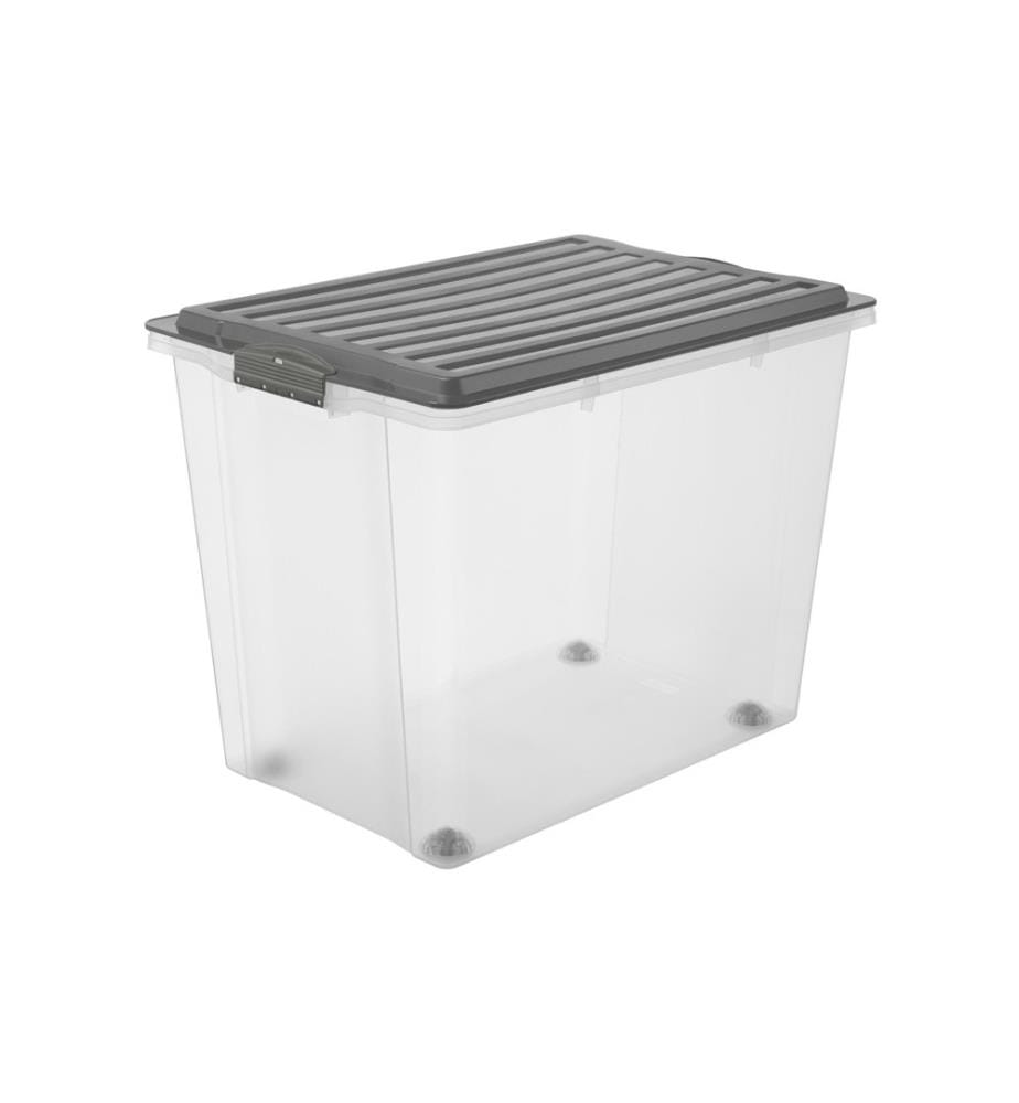 ROTHO - Boîte de rangement Compact A3 avec roulettes/70 l