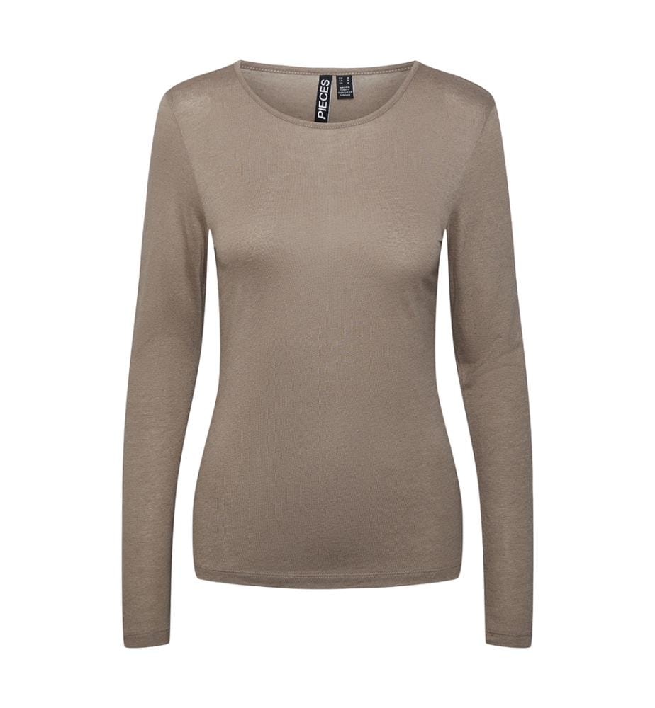 T-Shirt Manches Longues Lux - Beige Foncé