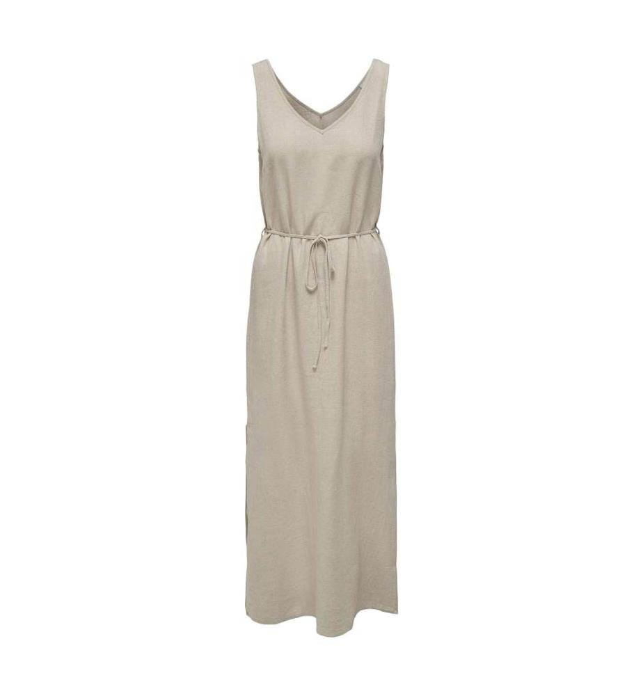 Robe Longue Loose Fit - Crème