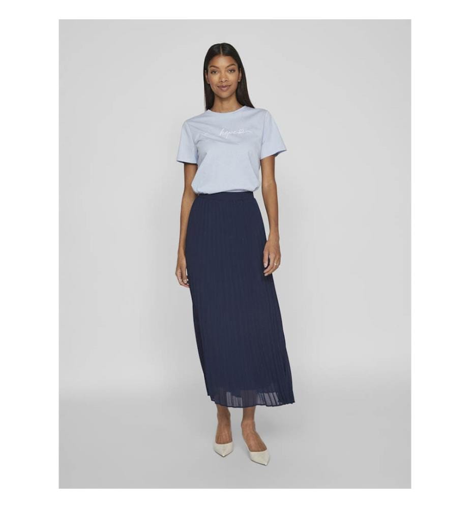 T-Shirt Basic en Coton - Bleu