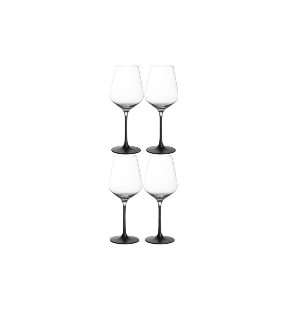 VILLEROY & BOCH - Verre à vin blanc Rock 380 ml, 4 Pièce/s, Transparent