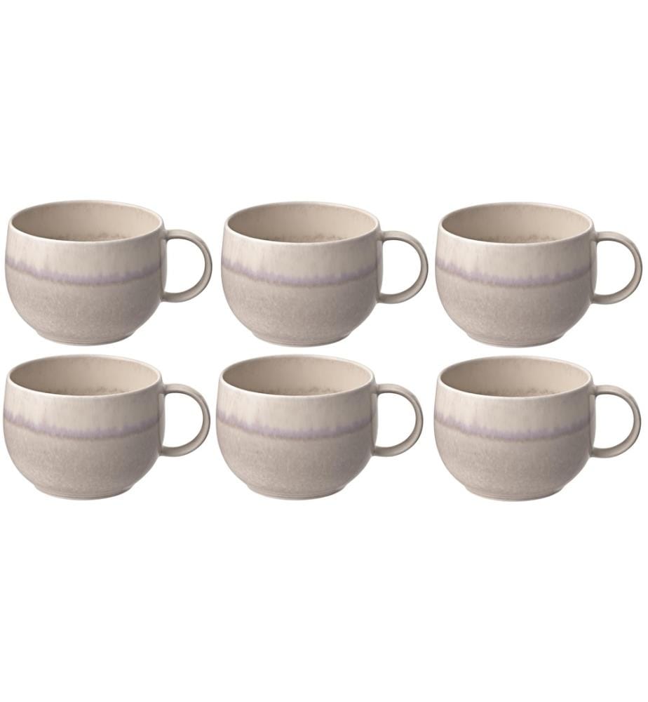VILLEROY & BOCH - Tasse à café Perlemor Sand 190 ml, 6 Pièce/s, Beige