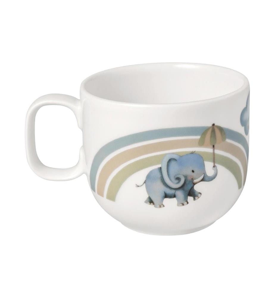 VILLEROY & BOCH - Tasse à boire pour enfants Walk Elephant 170 ml, 6 pièces, bleu clair