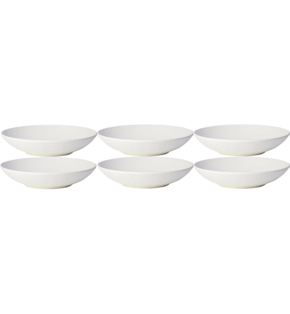 VILLEROY & BOCH - Assiette de soupe et de pâtes Manufacture Ø 23.5 cm, 6 Pièce/s, Blanc