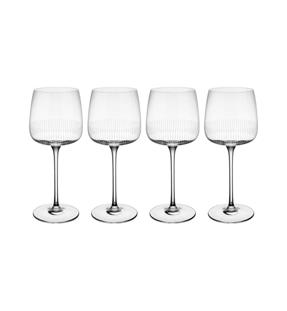 VILLEROY & BOCH - Verre à vin rouge Afina 200 ml, 4 pièces, Transparent
